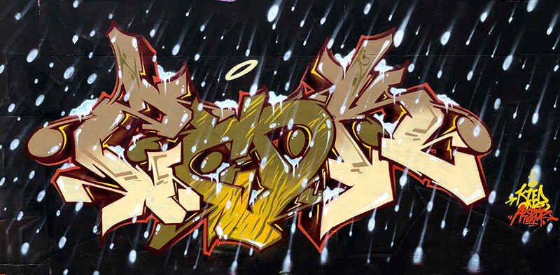 Snow Graffiti / kzed axdk team
