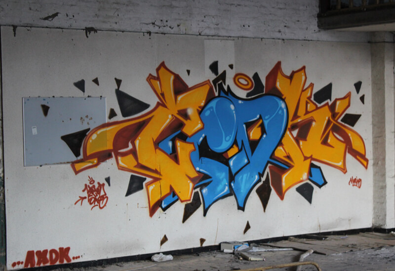 kzed zedk axdk amiens graffiti La Cosra