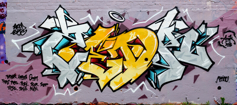 lettrage de kzed axdk - graffiti Amiens